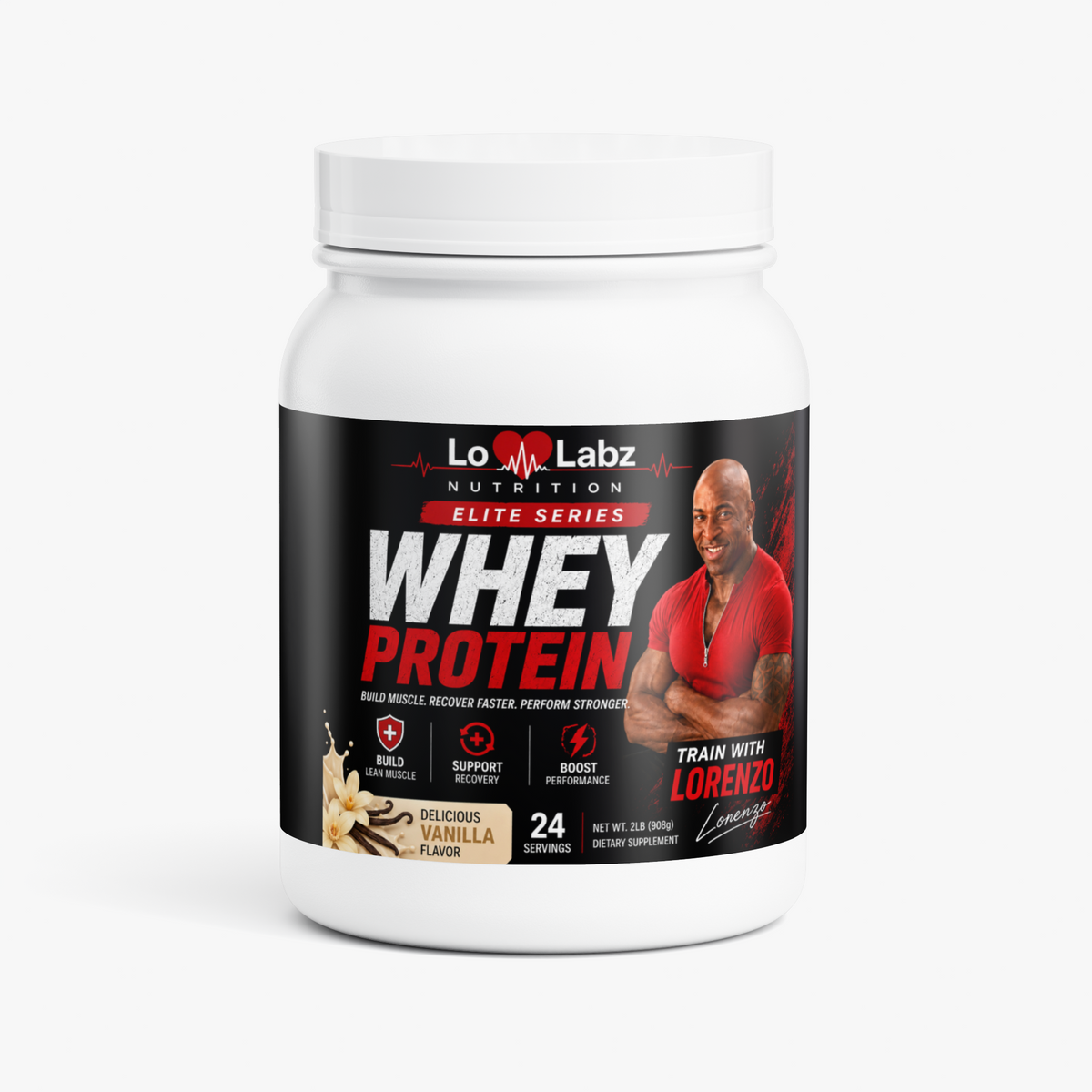 Lo Labs Nutrition Elite Series: Advanced 100% Whey Protein Isolate (Vanilla)