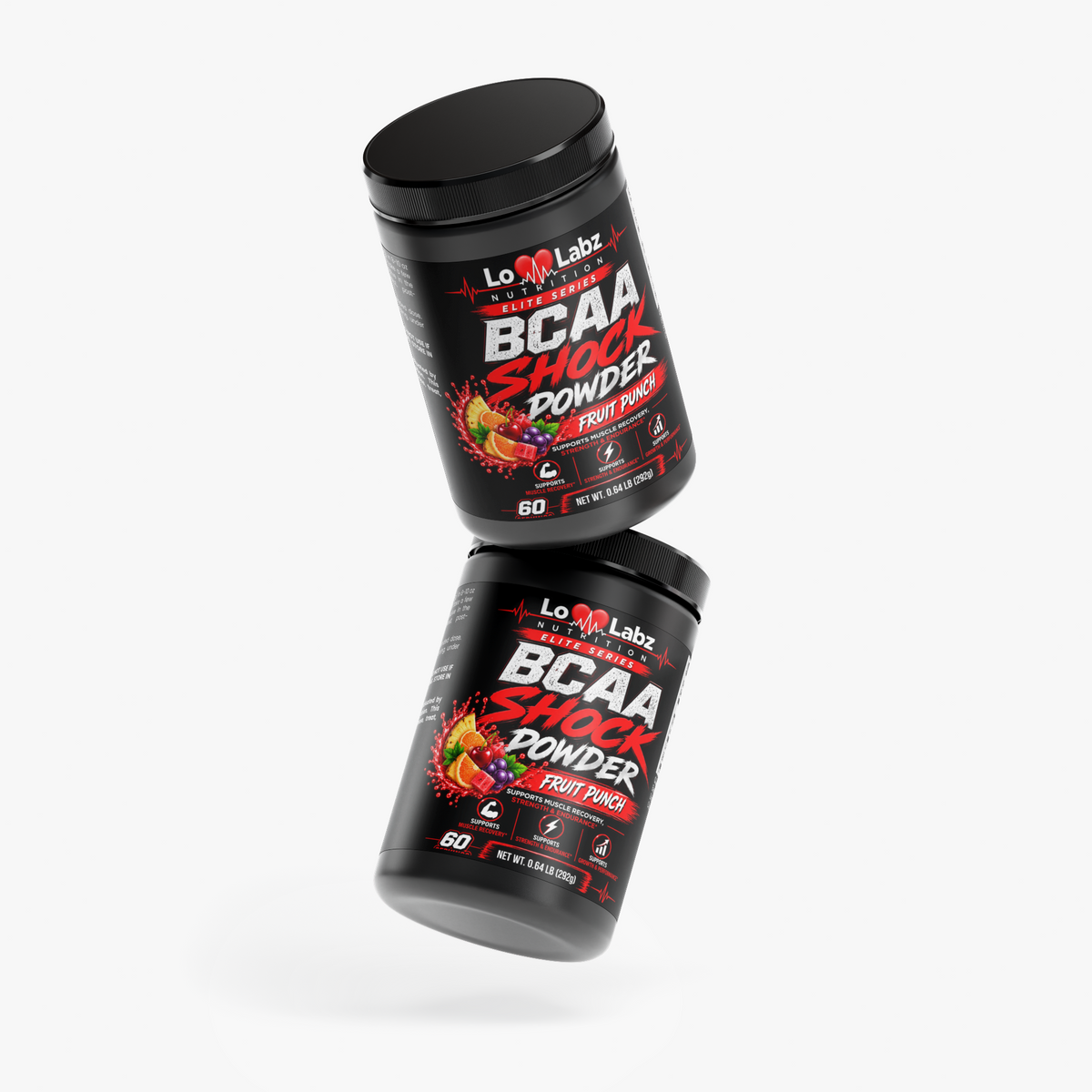 Lo Labz Nutrition Elite Series: BCAA Shock Powder (Fruit Punch)