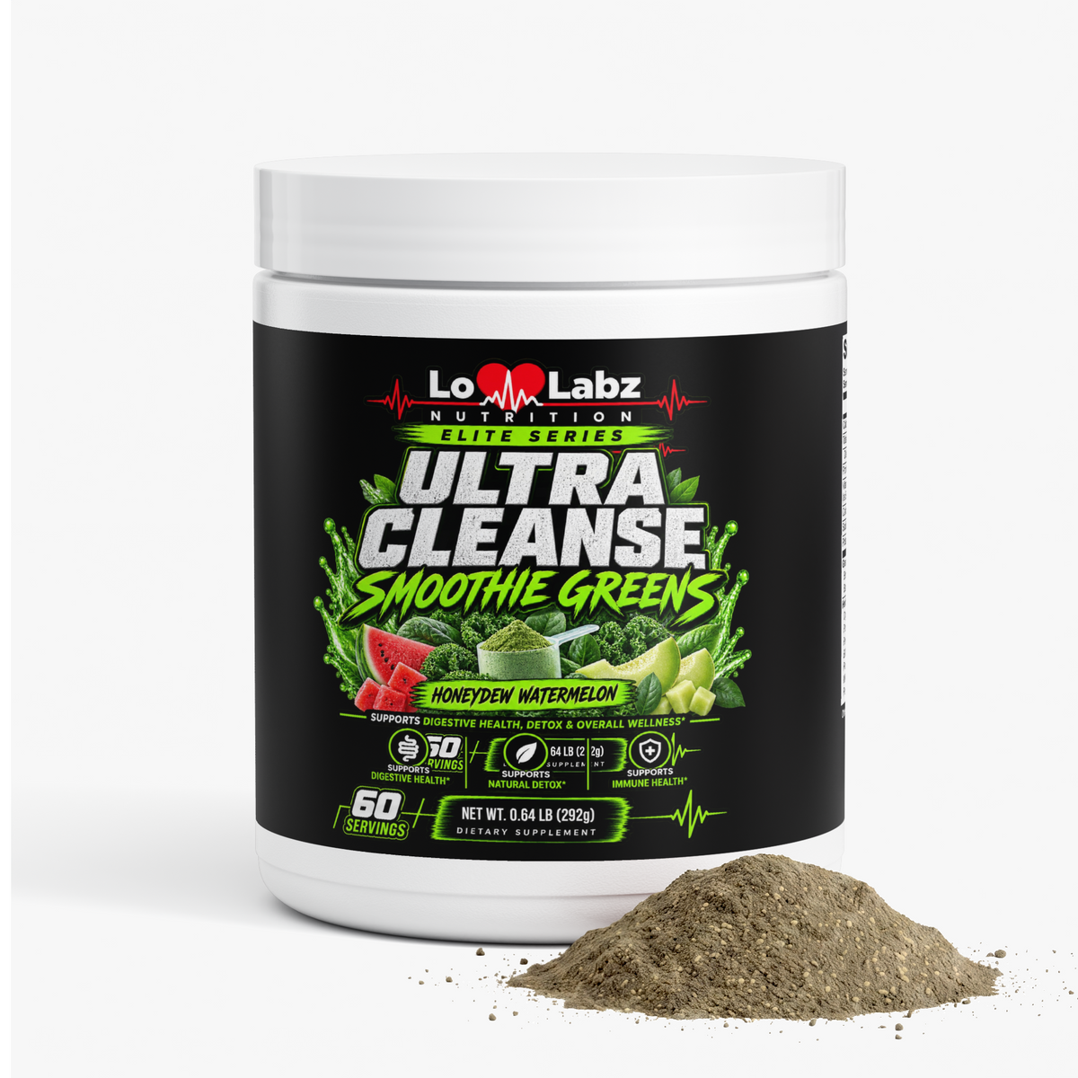 Lo Labz Nutrition Elite Series: Ultra Cleanse Smoothie Greens