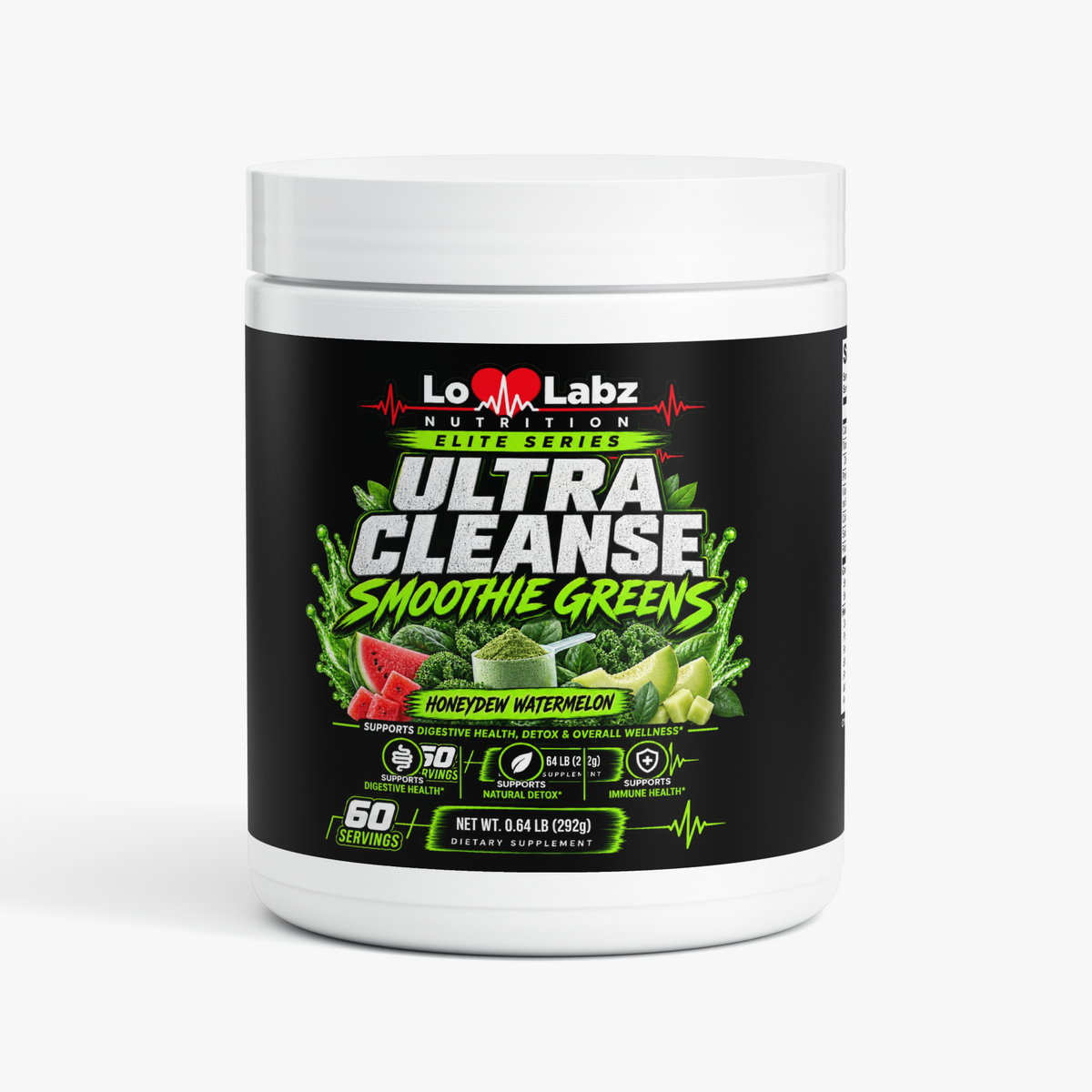 Lo Labz Nutrition Elite Series: Ultra Cleanse Smoothie Greens