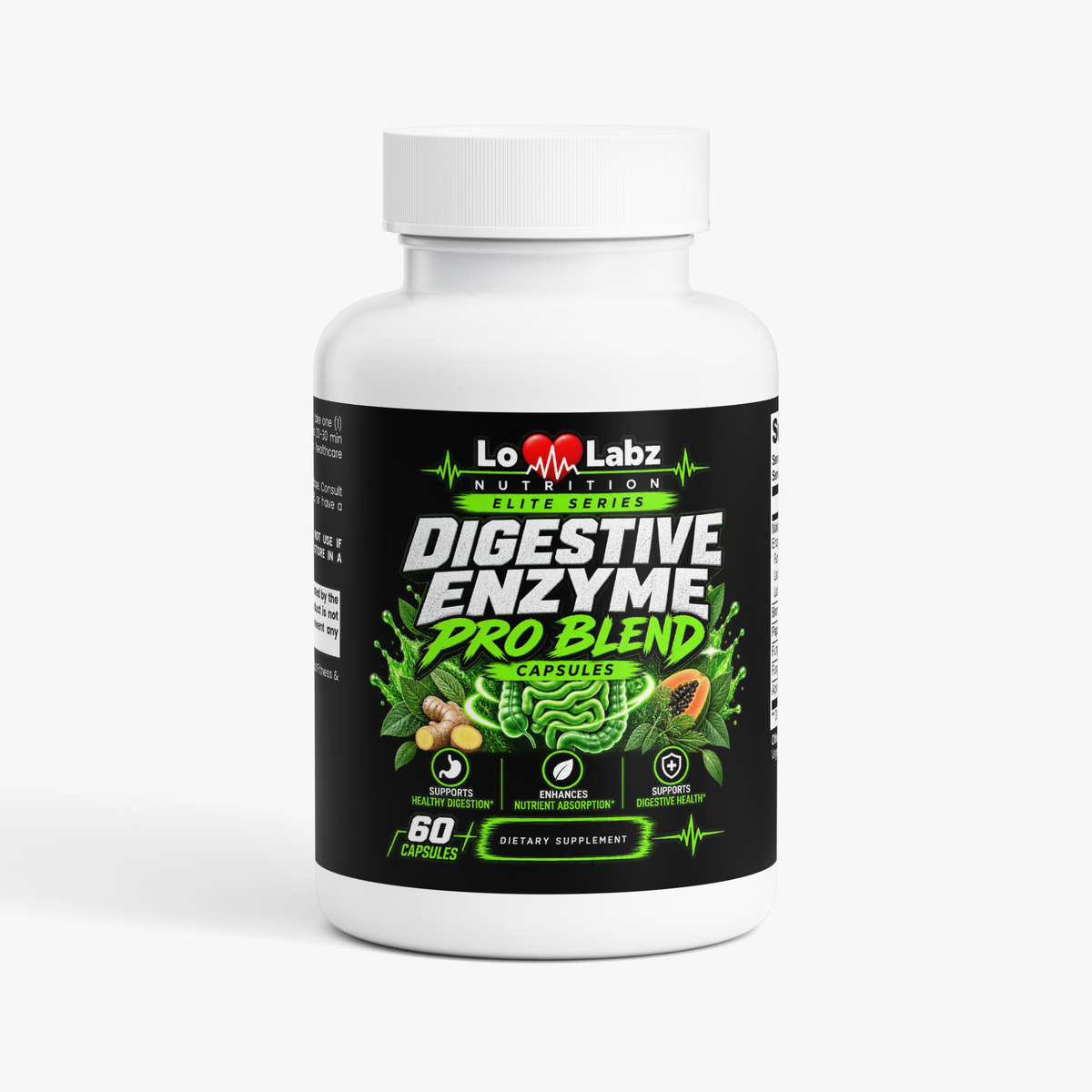 Lo Labz Nutrition Elite Series: Digestive Enzyme Pro Blend