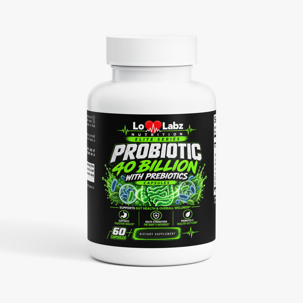 Lo Labz Nutrition Elite Series: Probiotic 40 Billion with Prebiotics