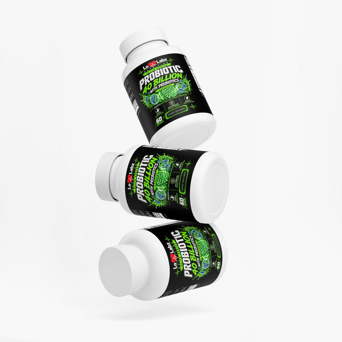 Lo Labz Nutrition Elite Series: Probiotic 40 Billion with Prebiotics
